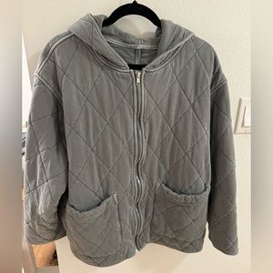 Urban Outfitters Quilted Jacket with Hood